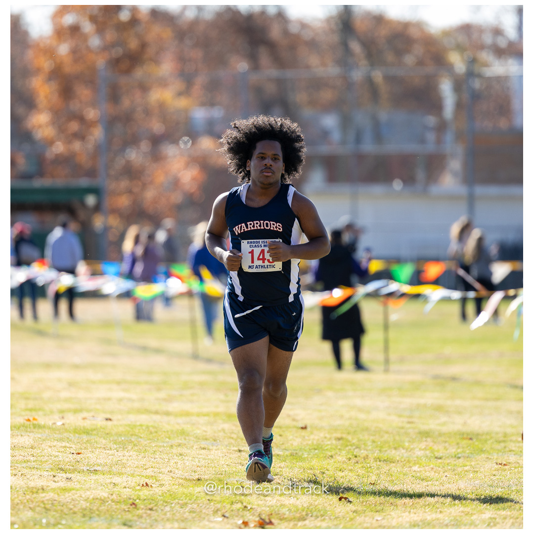 Eddy Novas Contreras, Central Falls, at 2024 RIIL Cross Country Class Championships at Ponaganset High School, North Scituate, Rhode Island on October 26, 2024 title=