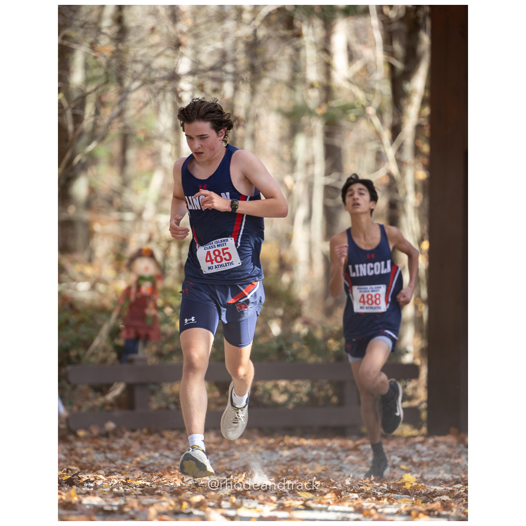 at 2024 RIIL Cross Country Class Championships at Ponaganset High School, North Scituate, Rhode Island on October 26, 2024 title=