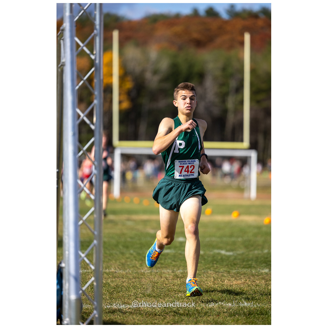 William Quattrucci, Ponaganset, at 2024 RIIL Cross Country Class Championships at Ponaganset High School, North Scituate, Rhode Island on October 26, 2024 title=
