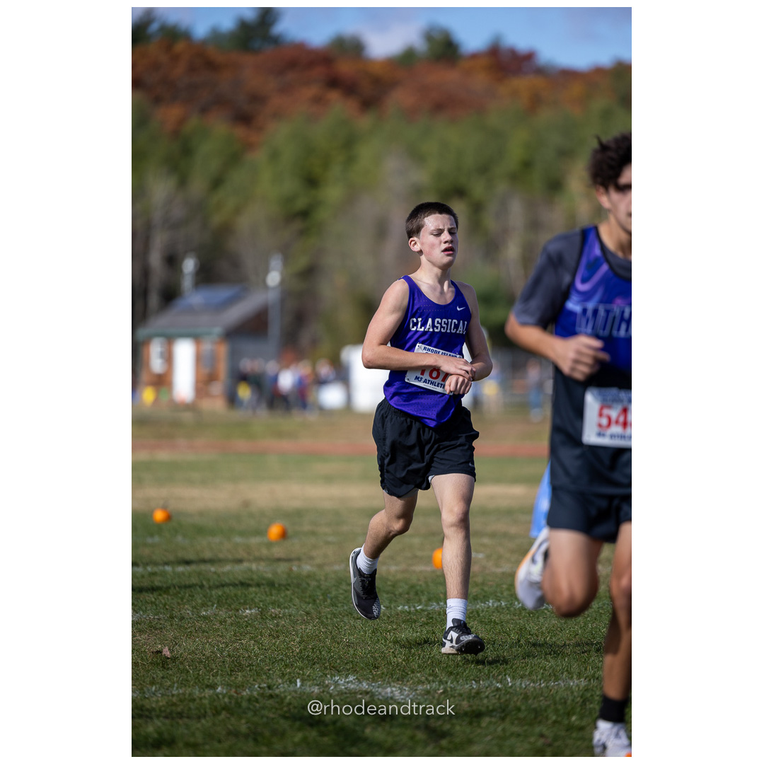at 2024 RIIL Cross Country Class Championships at Ponaganset High School, North Scituate, Rhode Island on October 26, 2024 title=