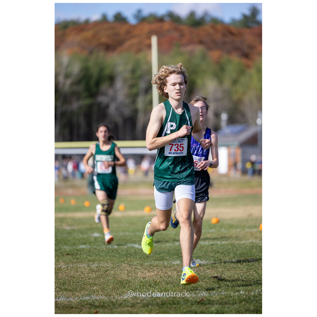 Conor Fairbanks, Ponaganset, at 2024 RIIL Cross Country Class Championships at Ponaganset High School, North Scituate, Rhode Island on October 26, 2024 title=