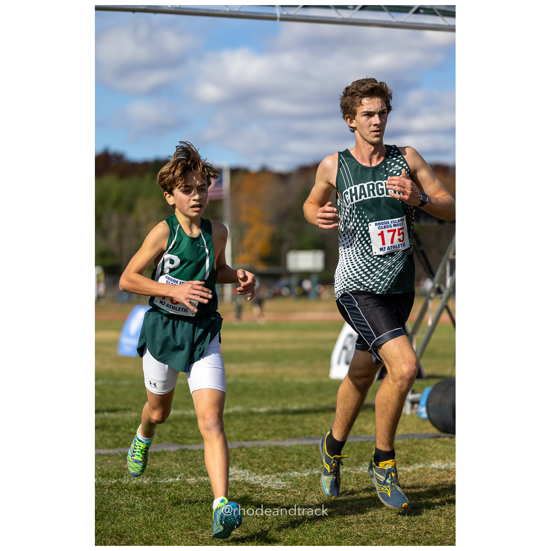 Nick Wilusz, Chariho, at 2024 RIIL Cross Country Class Championships at Ponaganset High School, North Scituate, Rhode Island on October 26, 2024 title=
