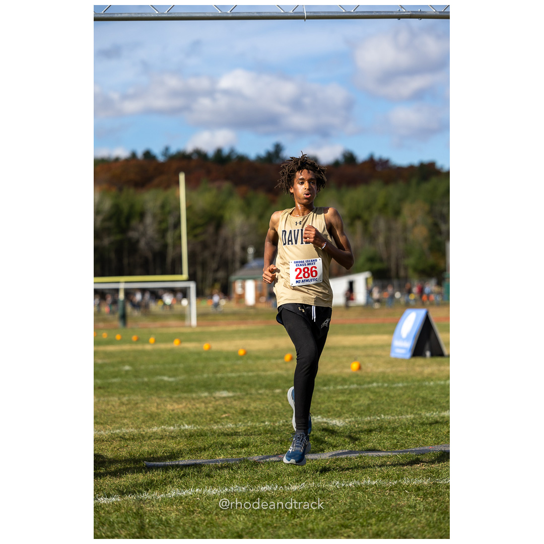 Glenn Andrade, Davies, at 2024 RIIL Cross Country Class Championships at Ponaganset High School, North Scituate, Rhode Island on October 26, 2024 title=
