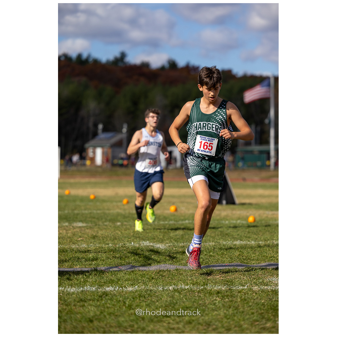 Anthony Guglieimo, Chariho, at 2024 RIIL Cross Country Class Championships at Ponaganset High School, North Scituate, Rhode Island on October 26, 2024 title=
