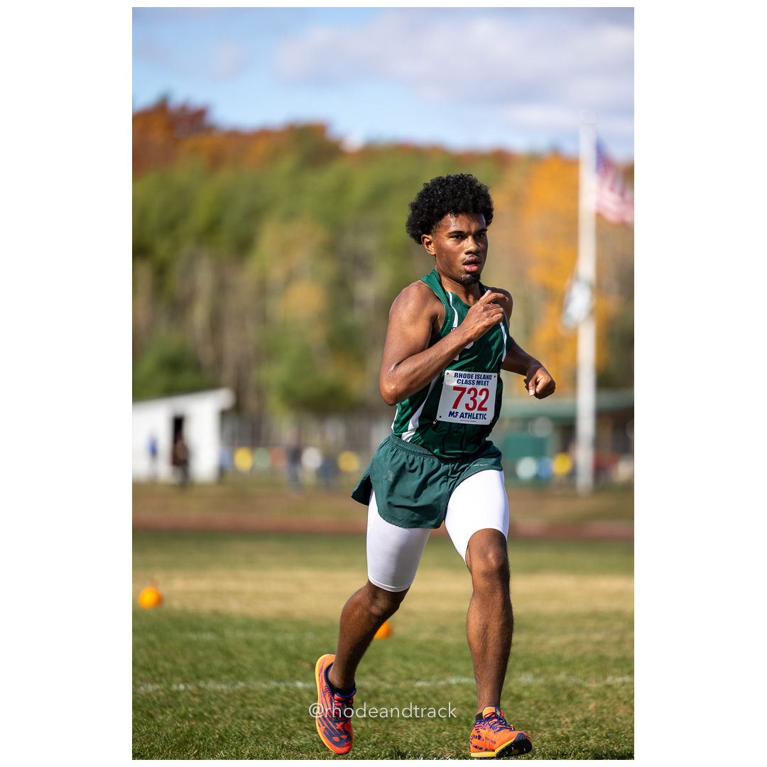 Chase Braxton, Ponaganset, at 2024 RIIL Cross Country Class Championships at Ponaganset High School, North Scituate, Rhode Island on October 26, 2024 title=