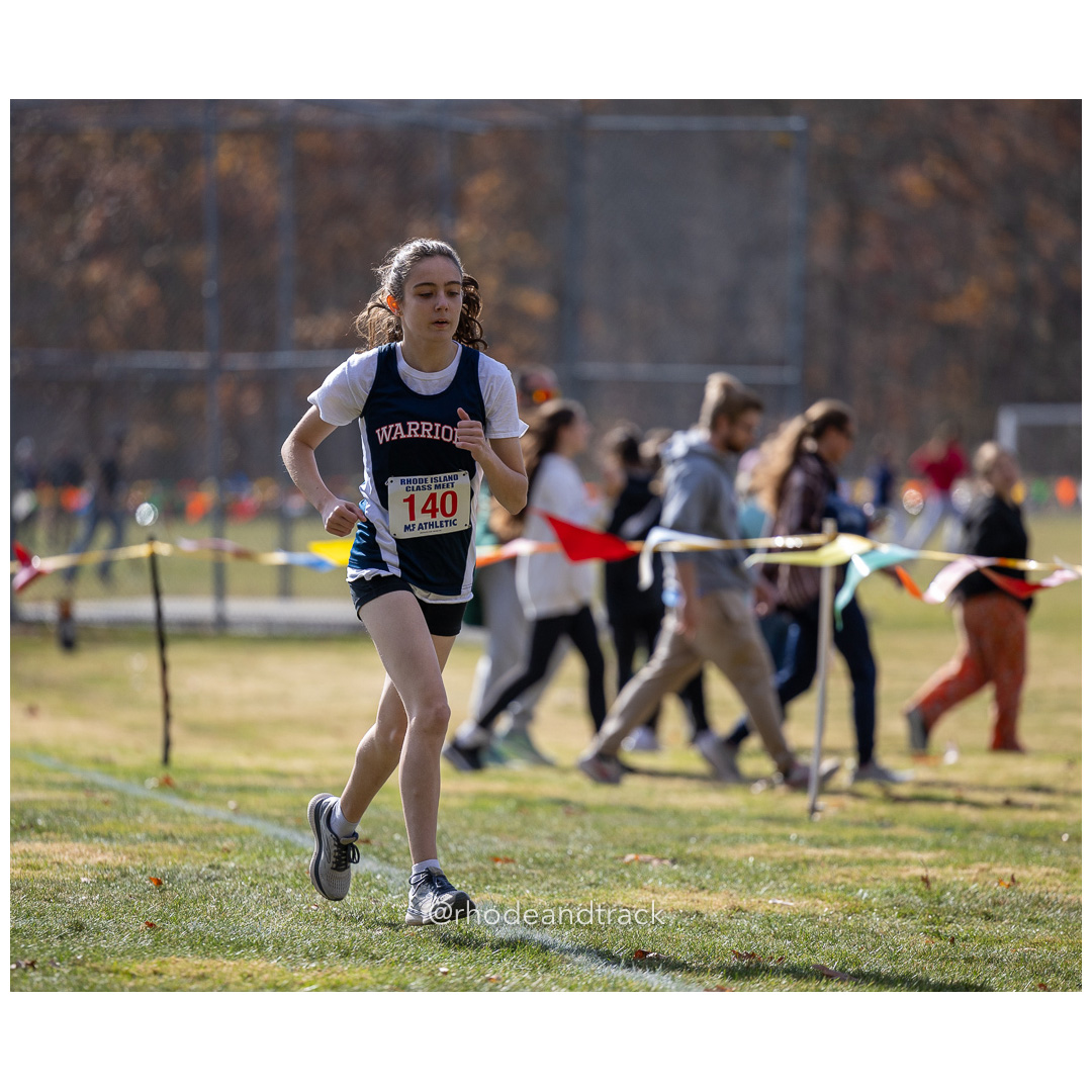 Teeghan Riley, Central Falls, at 2024 RIIL Cross Country Class Championships at Ponaganset High School, North Scituate, Rhode Island on October 26, 2024 title=