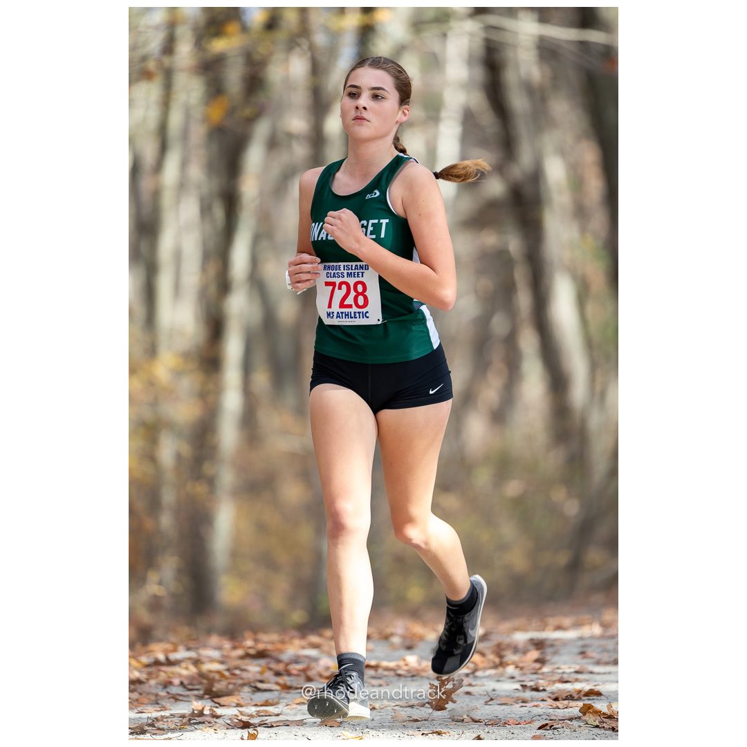 Riley Shields, Ponaganset, at 2024 RIIL Cross Country Class Championships at Ponaganset High School, North Scituate, Rhode Island on October 26, 2024 title=
