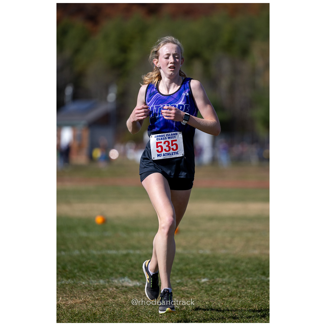 Kara Pisasale, Mount Hope, at 2024 RIIL Cross Country Class Championships at Ponaganset High School, North Scituate, Rhode Island on October 26, 2024 title=