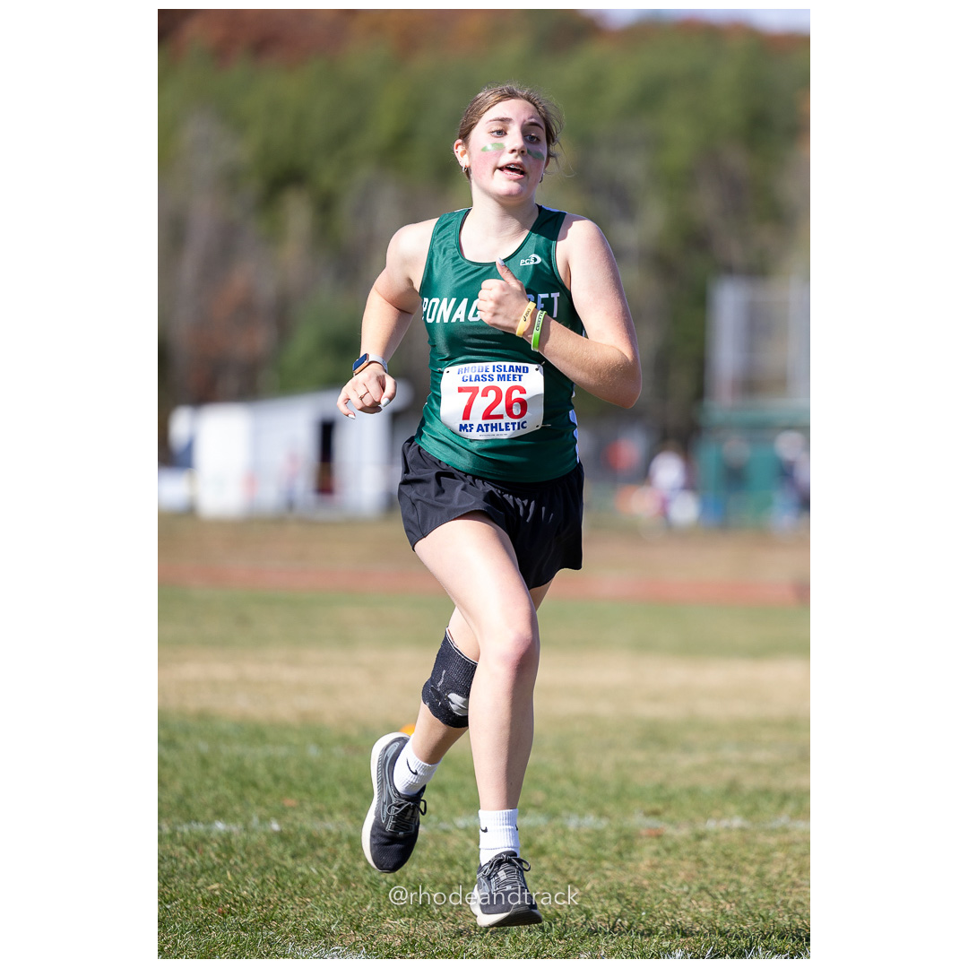 Ava Palys, Ponaganset, at 2024 RIIL Cross Country Class Championships at Ponaganset High School, North Scituate, Rhode Island on October 26, 2024 title=