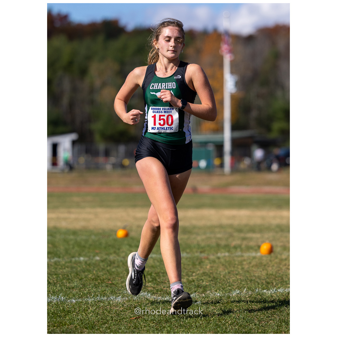 Kaden Kelly, Chariho, at 2024 RIIL Cross Country Class Championships at Ponaganset High School, North Scituate, Rhode Island on October 26, 2024 title=