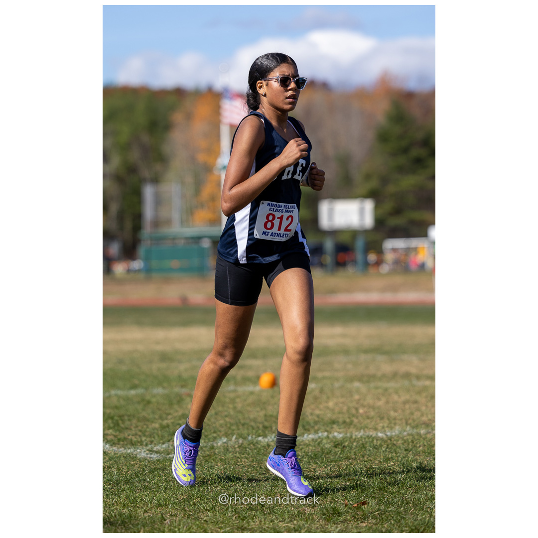 Alina Duarte, Shea/Tolman Coop, at 2024 RIIL Cross Country Class Championships at Ponaganset High School, North Scituate, Rhode Island on October 26, 2024 title=