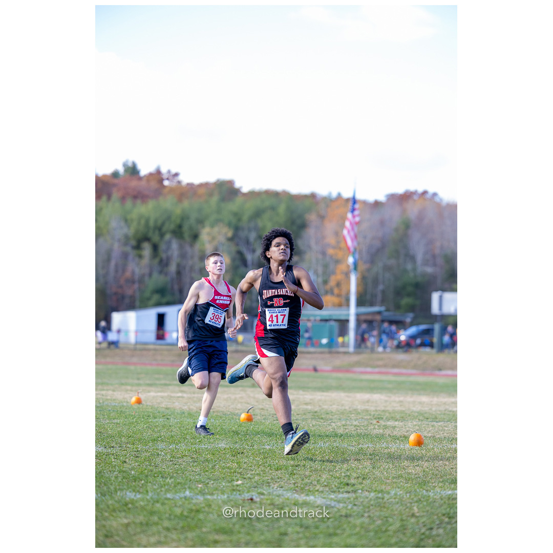 at 2024 RIIL Cross Country Class Championships at Ponaganset High School, North Scituate, Rhode Island on October 26, 2024 title=
