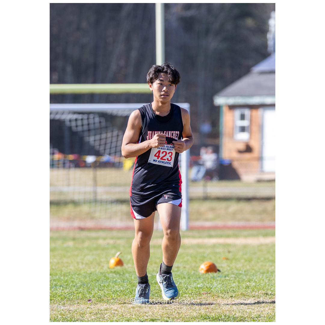 Chai Taing, Juanita Sanchez, at 2024 RIIL Cross Country Class Championships at Ponaganset High School, North Scituate, Rhode Island on October 26, 2024 title=