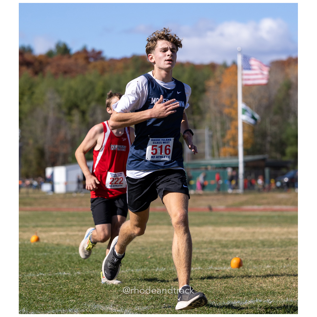 at 2024 RIIL Cross Country Class Championships at Ponaganset High School, North Scituate, Rhode Island on October 26, 2024 title=