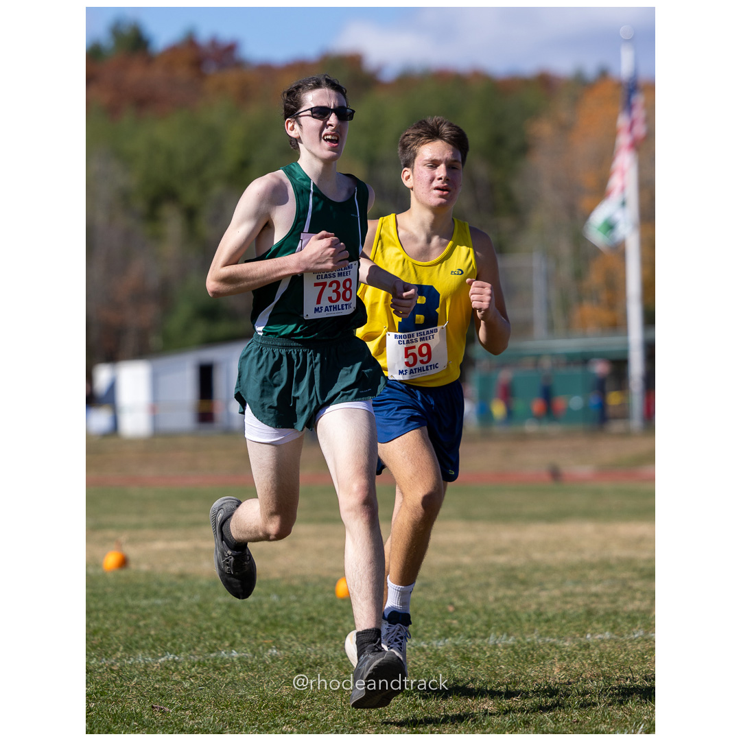 at 2024 RIIL Cross Country Class Championships at Ponaganset High School, North Scituate, Rhode Island on October 26, 2024 title=
