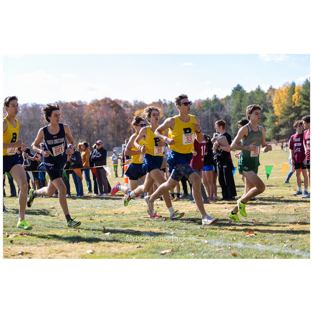Shea Parish, Barrington, at 2024 RIIL Cross Country Class Championships at Ponaganset High School, North Scituate, Rhode Island on October 26, 2024 title=