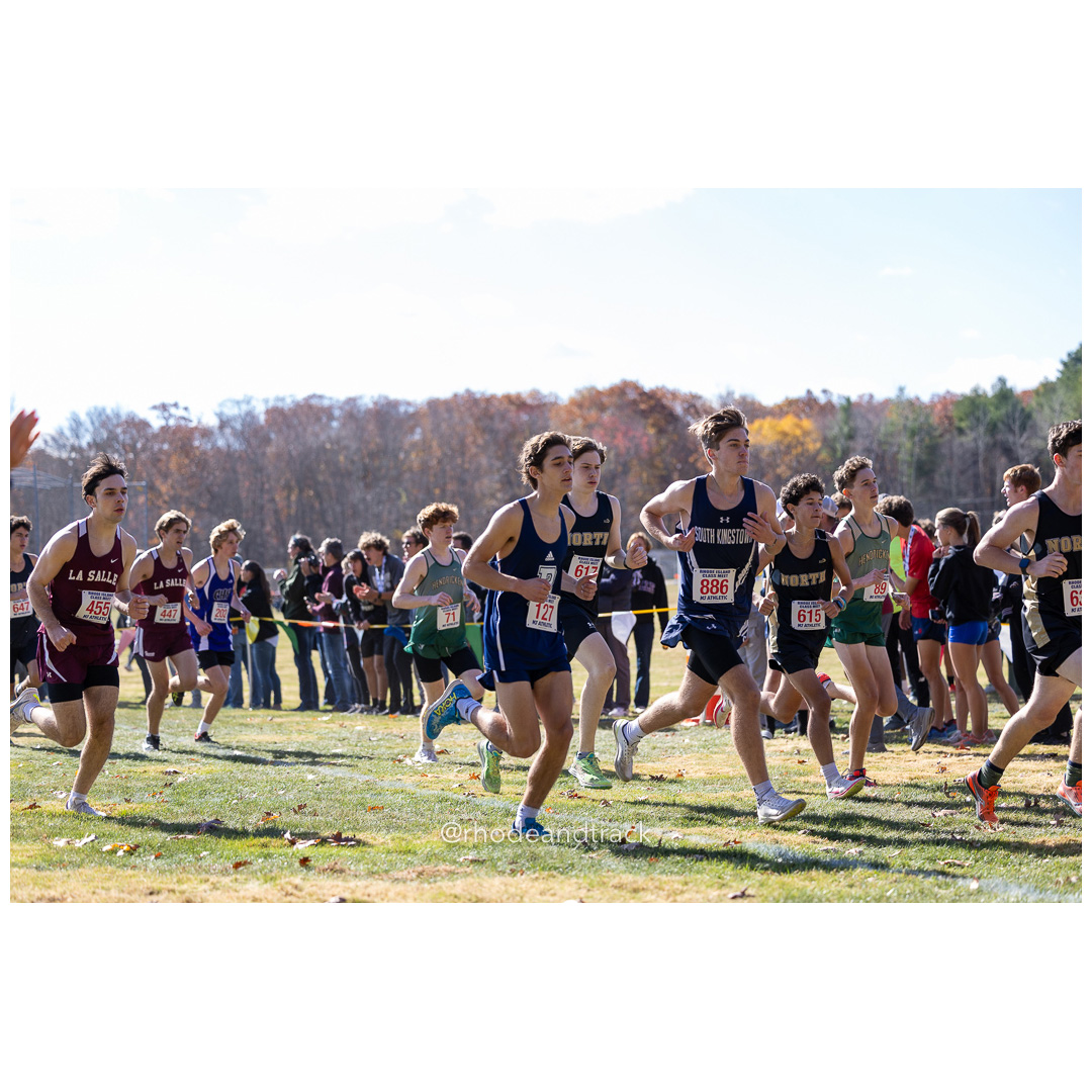 at 2024 RIIL Cross Country Class Championships at Ponaganset High School, North Scituate, Rhode Island on October 26, 2024 title=