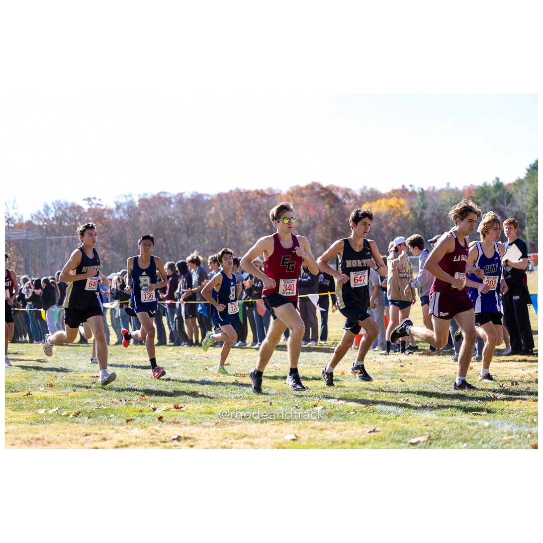 at 2024 RIIL Cross Country Class Championships at Ponaganset High School, North Scituate, Rhode Island on October 26, 2024 title=