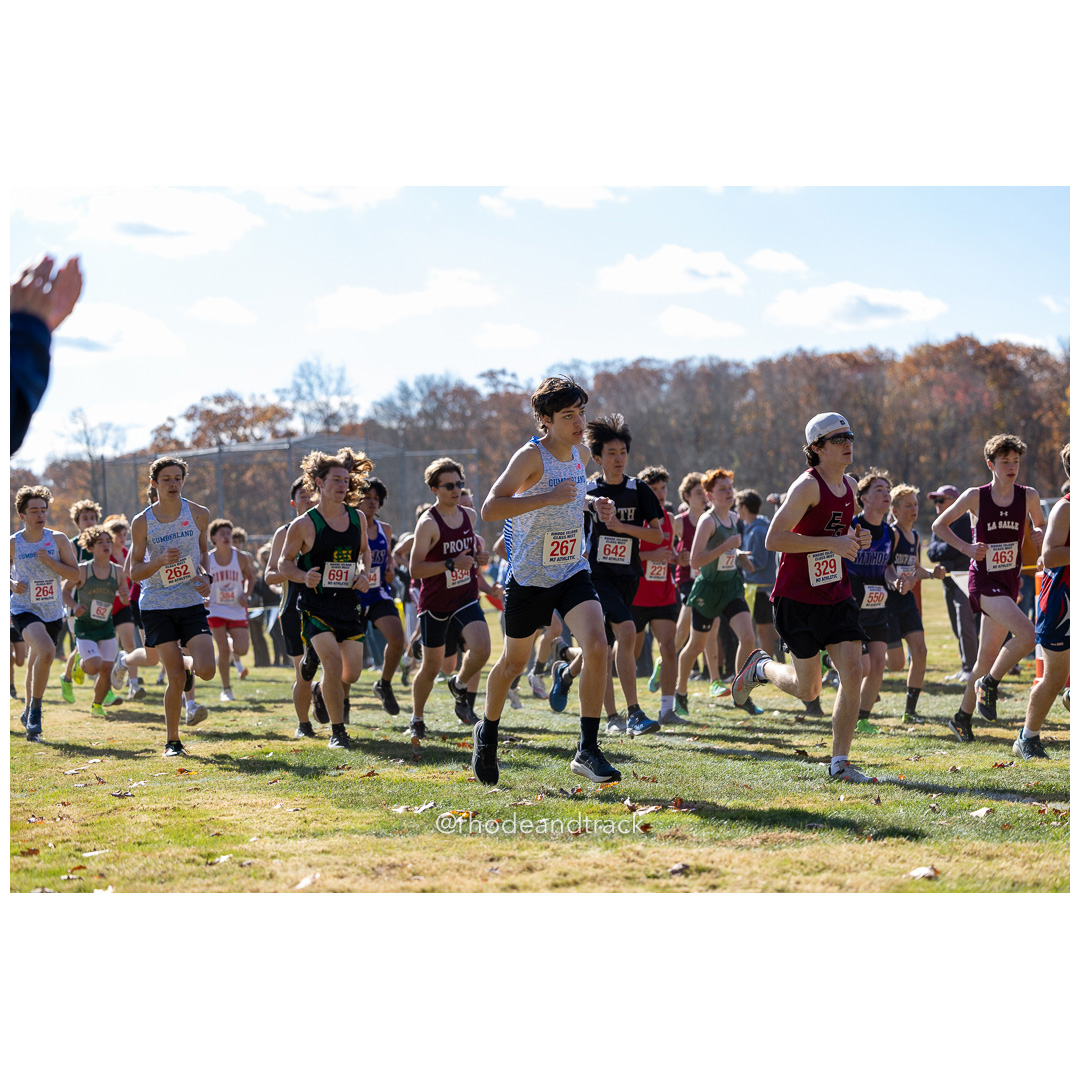 at 2024 RIIL Cross Country Class Championships at Ponaganset High School, North Scituate, Rhode Island on October 26, 2024 title=