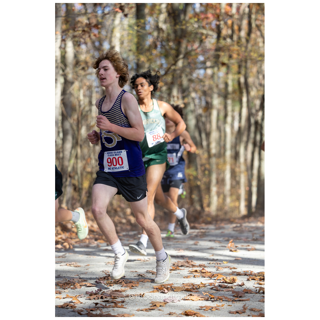 at 2024 RIIL Cross Country Class Championships at Ponaganset High School, North Scituate, Rhode Island on October 26, 2024 title=