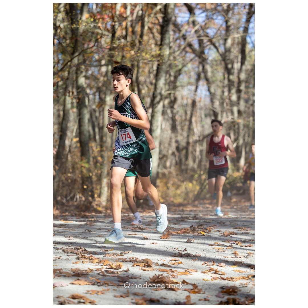at 2024 RIIL Cross Country Class Championships at Ponaganset High School, North Scituate, Rhode Island on October 26, 2024 title=