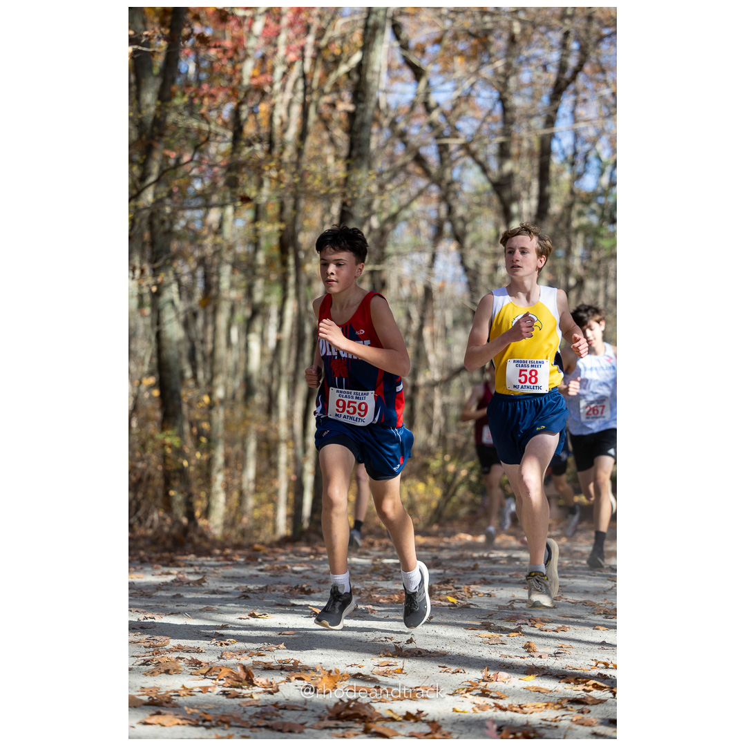 at 2024 RIIL Cross Country Class Championships at Ponaganset High School, North Scituate, Rhode Island on October 26, 2024 title=