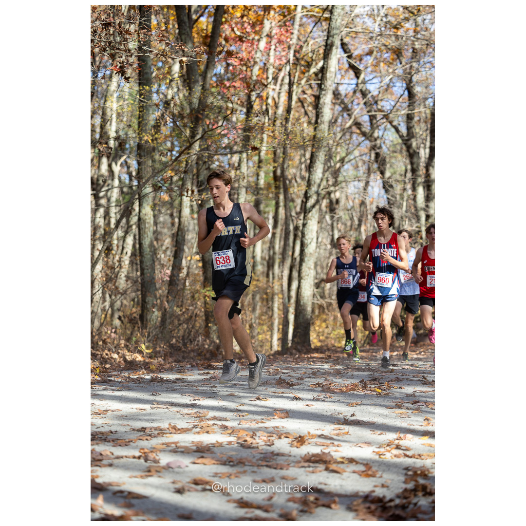 at 2024 RIIL Cross Country Class Championships at Ponaganset High School, North Scituate, Rhode Island on October 26, 2024 title=