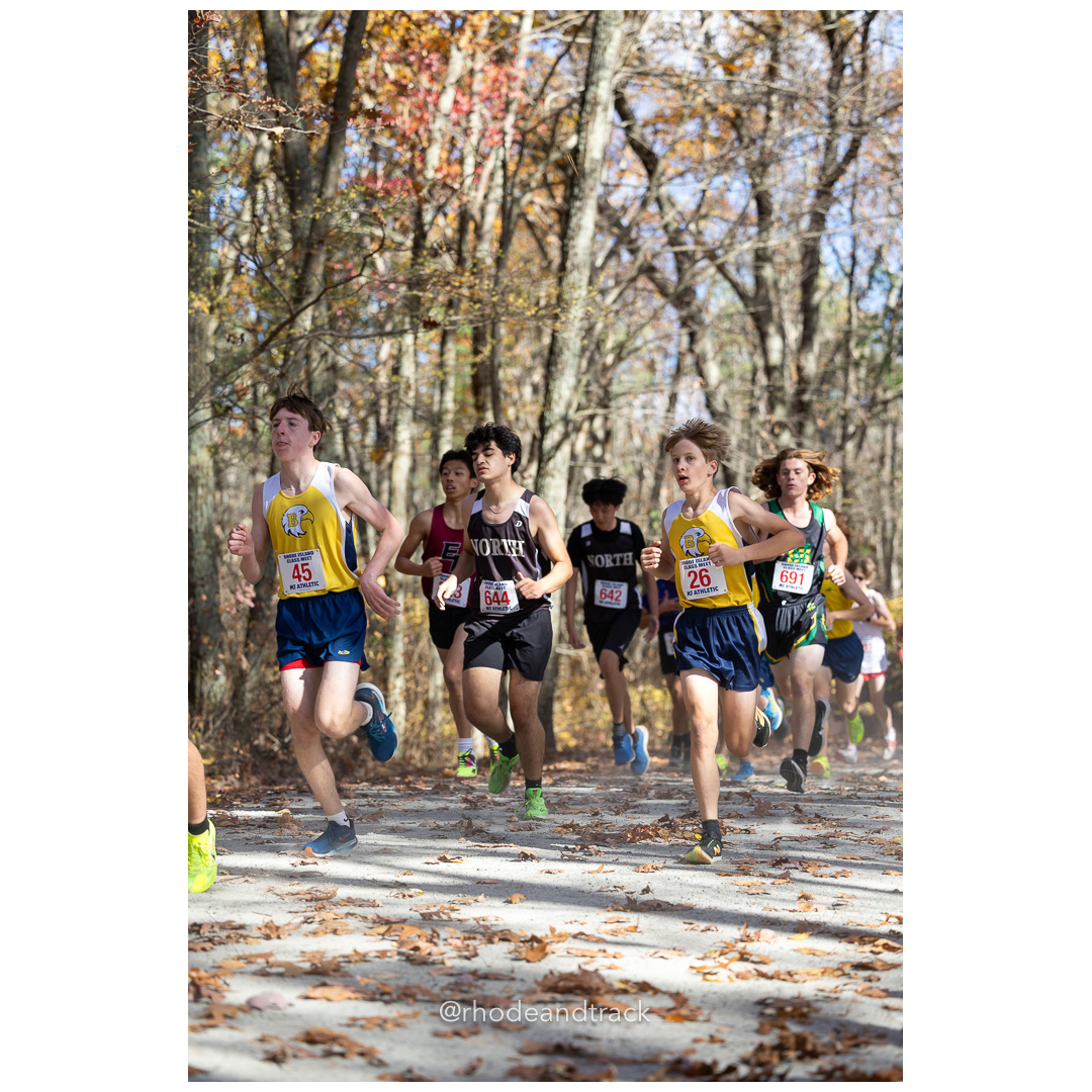at 2024 RIIL Cross Country Class Championships at Ponaganset High School, North Scituate, Rhode Island on October 26, 2024 title=