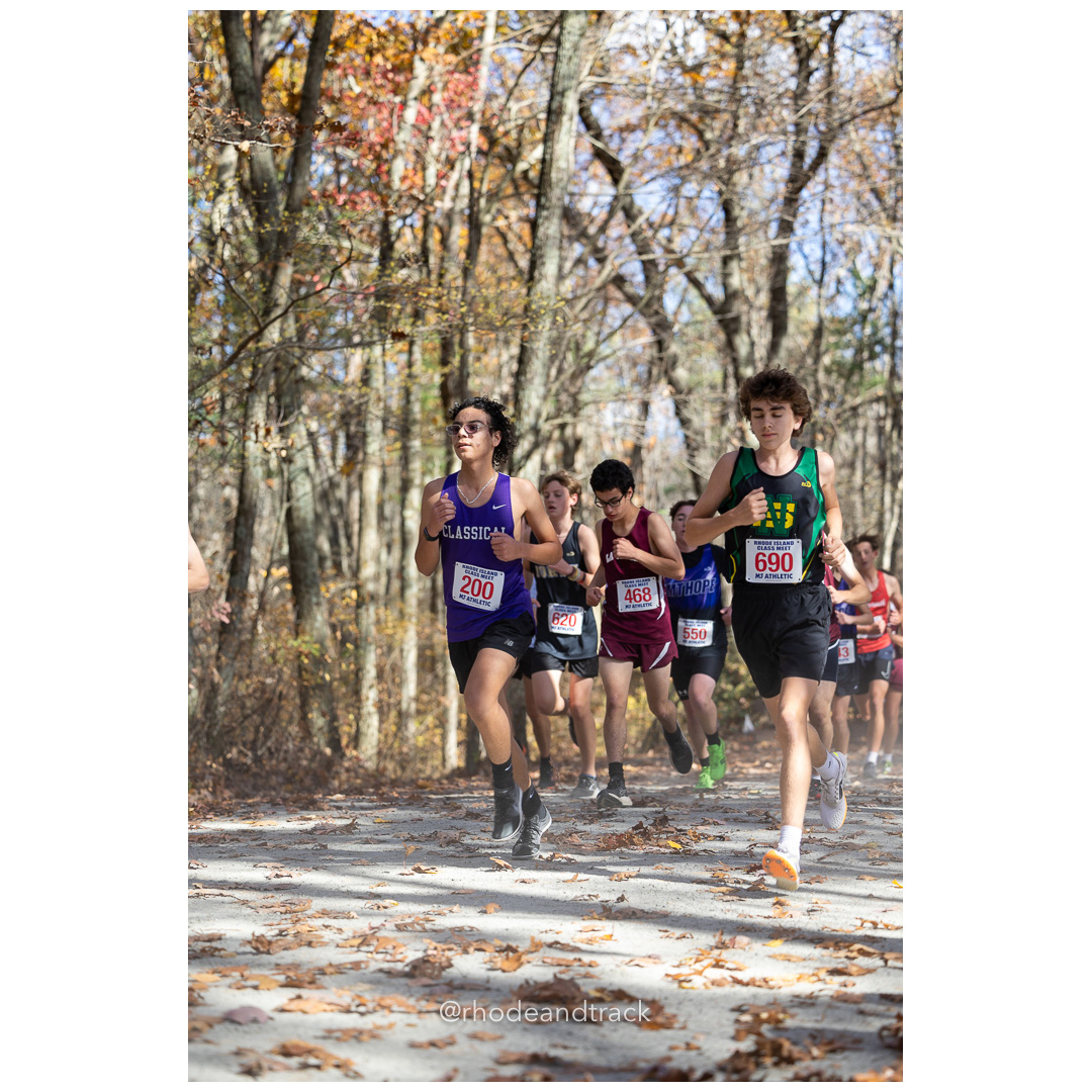 at 2024 RIIL Cross Country Class Championships at Ponaganset High School, North Scituate, Rhode Island on October 26, 2024 title=