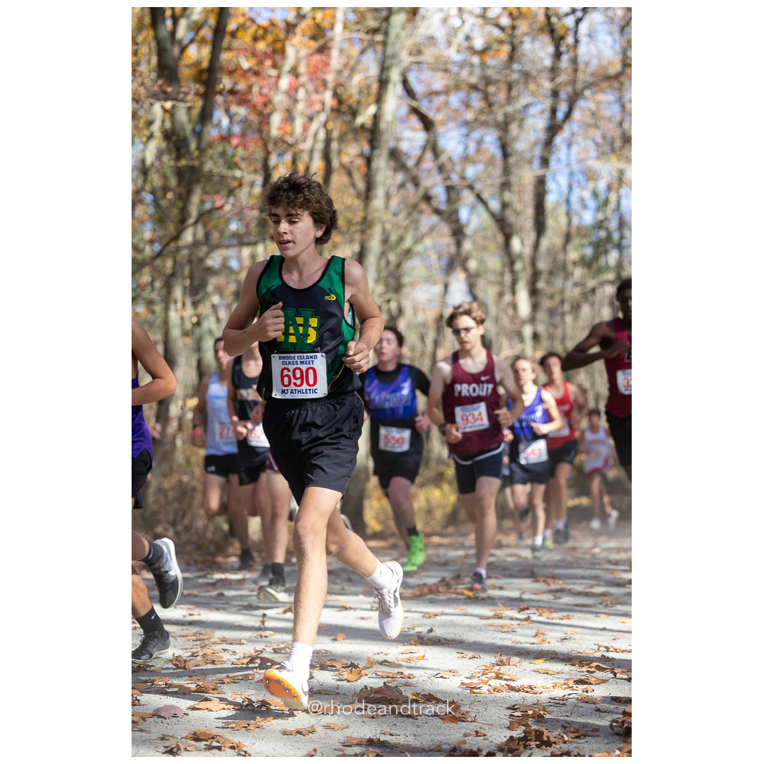at 2024 RIIL Cross Country Class Championships at Ponaganset High School, North Scituate, Rhode Island on October 26, 2024 title=