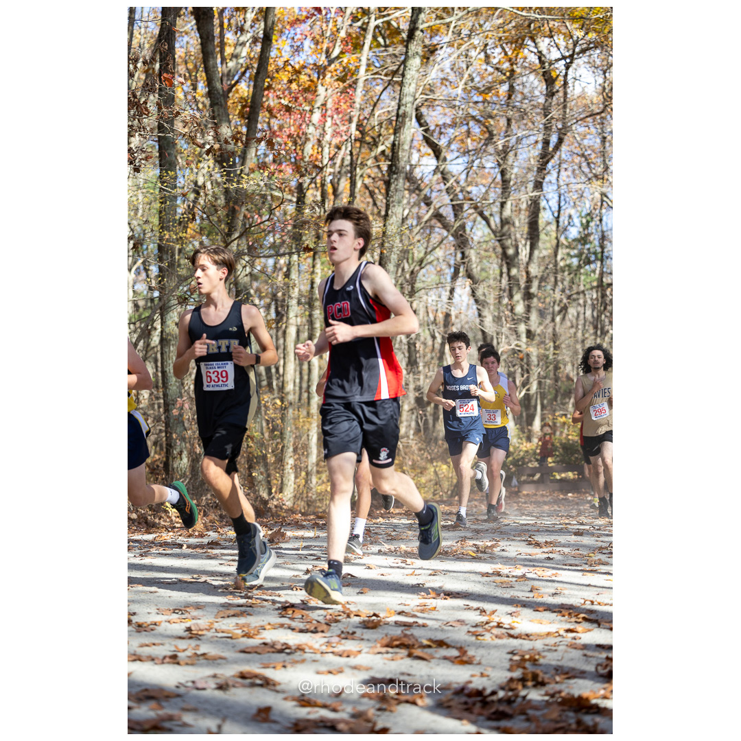 at 2024 RIIL Cross Country Class Championships at Ponaganset High School, North Scituate, Rhode Island on October 26, 2024 title=
