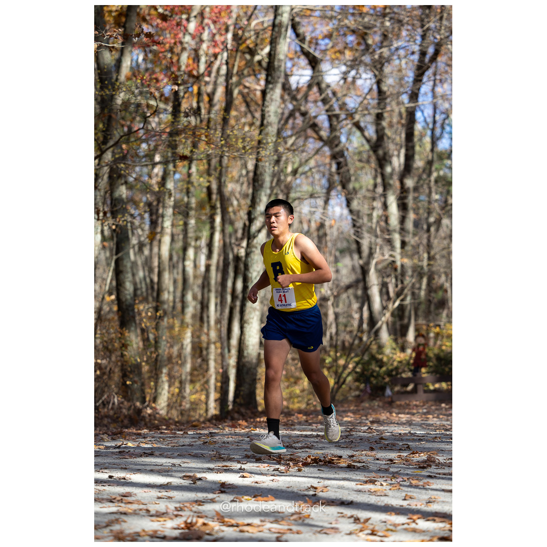 at 2024 RIIL Cross Country Class Championships at Ponaganset High School, North Scituate, Rhode Island on October 26, 2024 title=