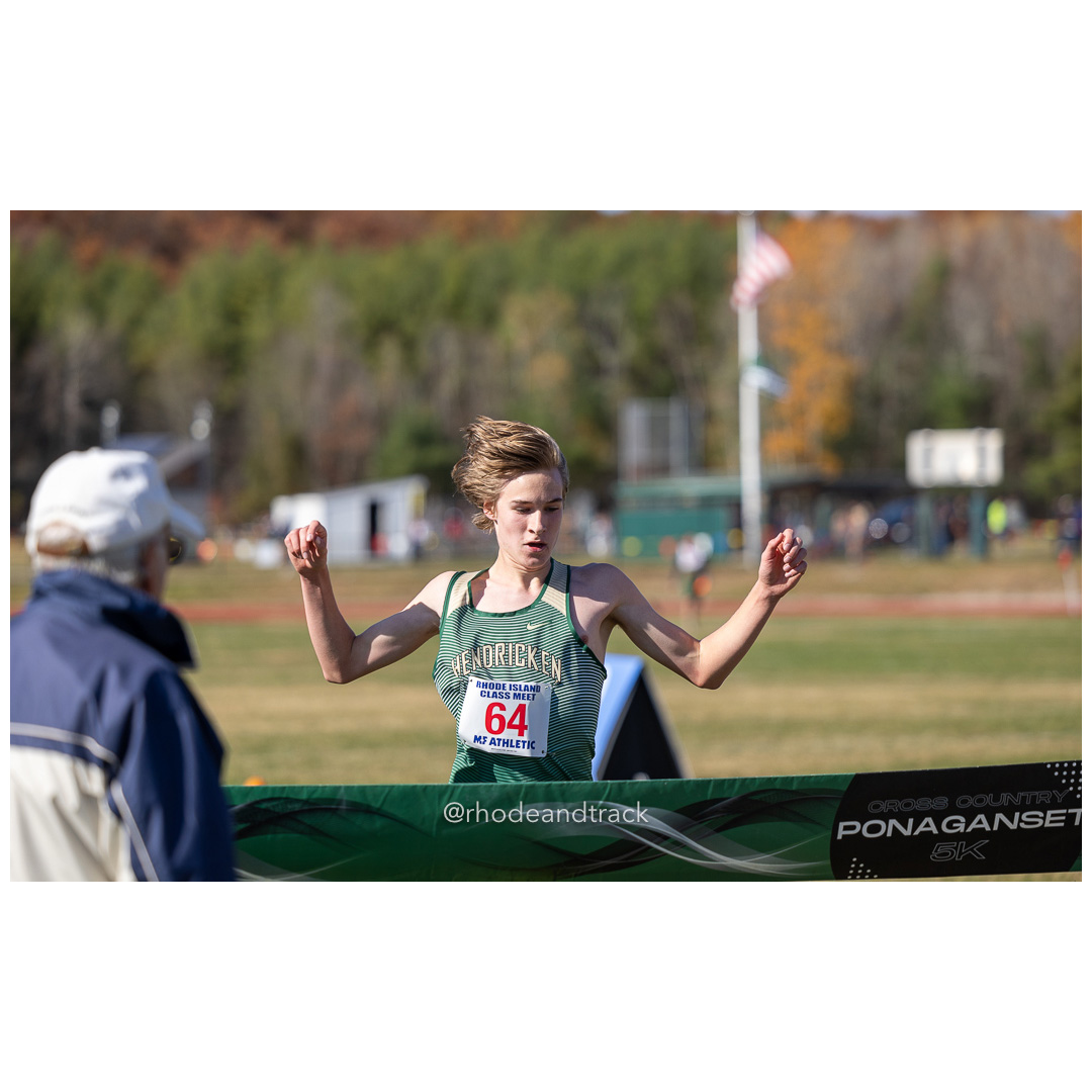 Shepherd Butler, Hendricken, at 2024 RIIL Cross Country Class Championships at Ponaganset High School, North Scituate, Rhode Island on October 26, 2024 title=