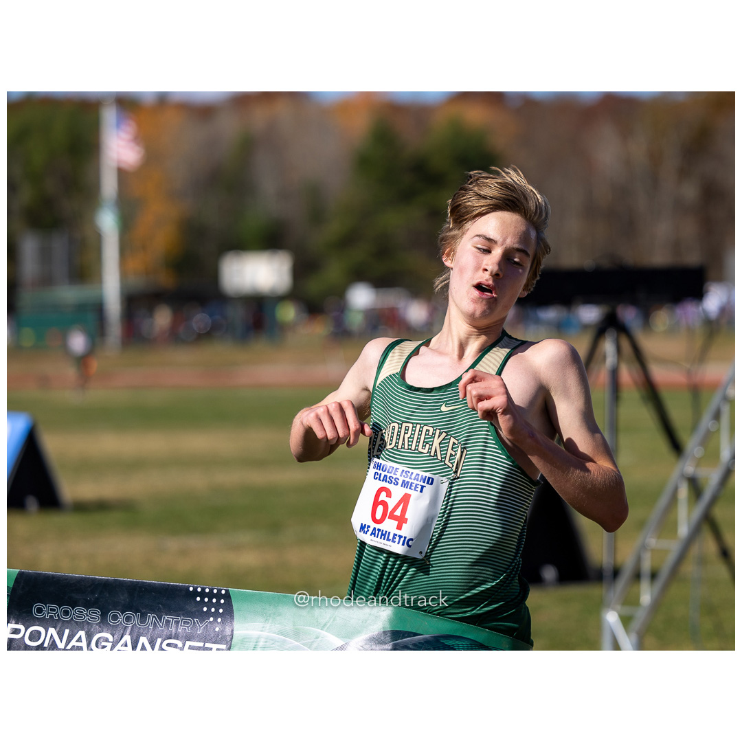 Shepherd Butler, Hendricken, at 2024 RIIL Cross Country Class Championships at Ponaganset High School, North Scituate, Rhode Island on October 26, 2024 title=