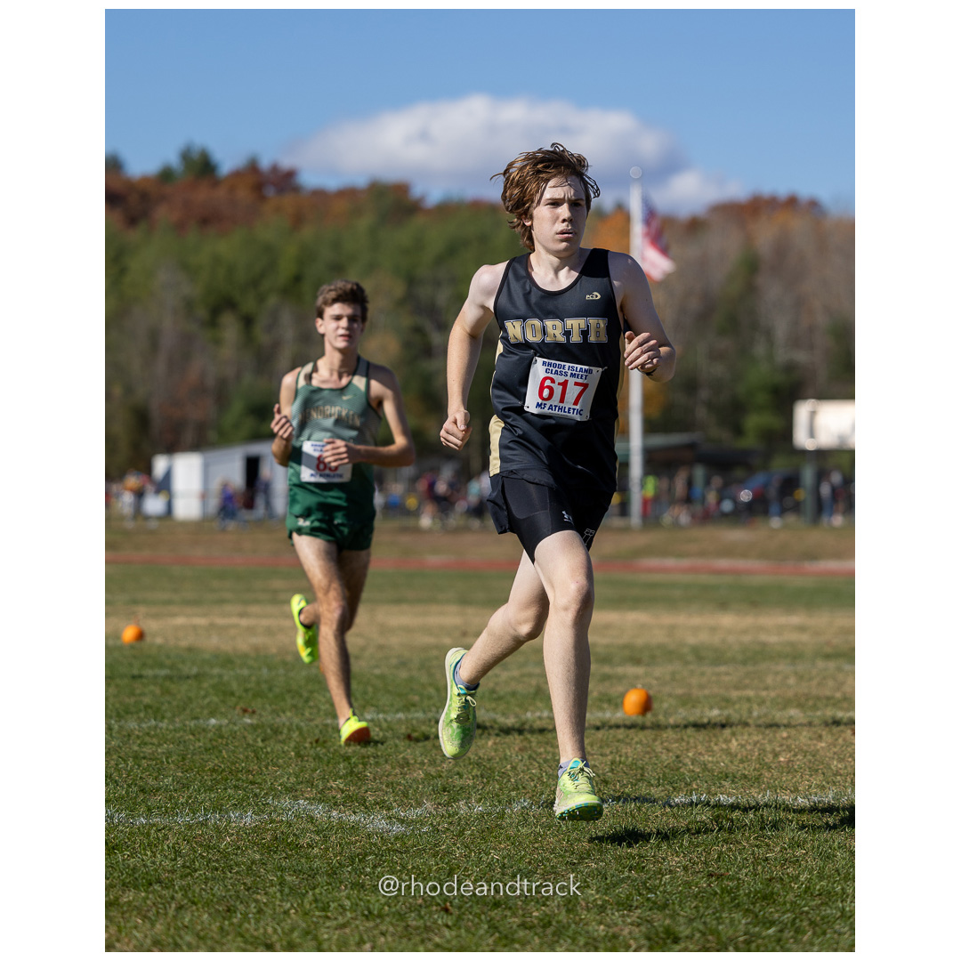 Byron Flippin, North Kingstown, at 2024 RIIL Cross Country Class Championships at Ponaganset High School, North Scituate, Rhode Island on October 26, 2024 title=