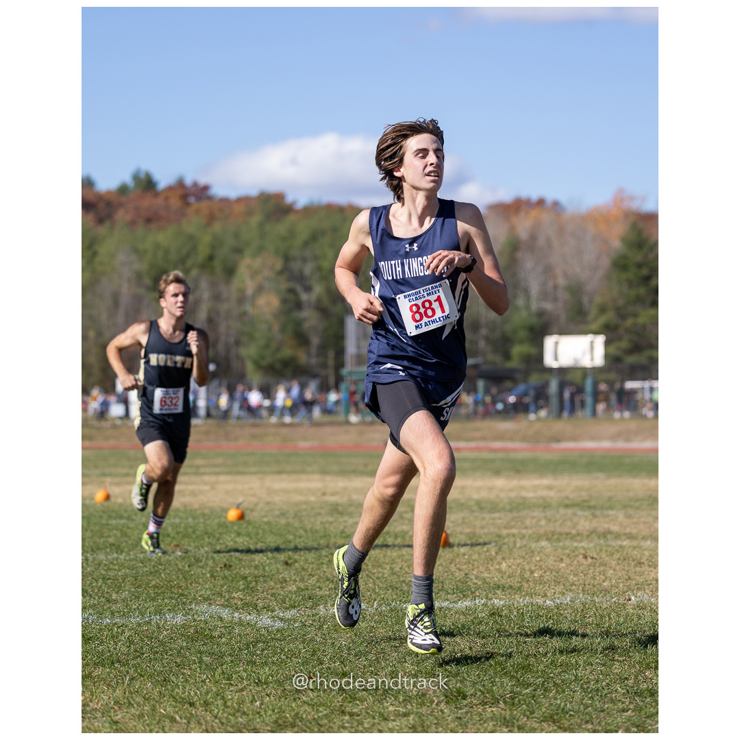 Trevor Richardson, South Kingstown, at 2024 RIIL Cross Country Class Championships at Ponaganset High School, North Scituate, Rhode Island on October 26, 2024 title=