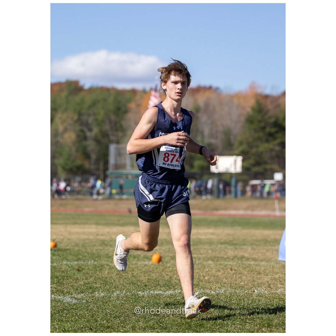Colin Graf, South Kingstown, at 2024 RIIL Cross Country Class Championships at Ponaganset High School, North Scituate, Rhode Island on October 26, 2024 title=