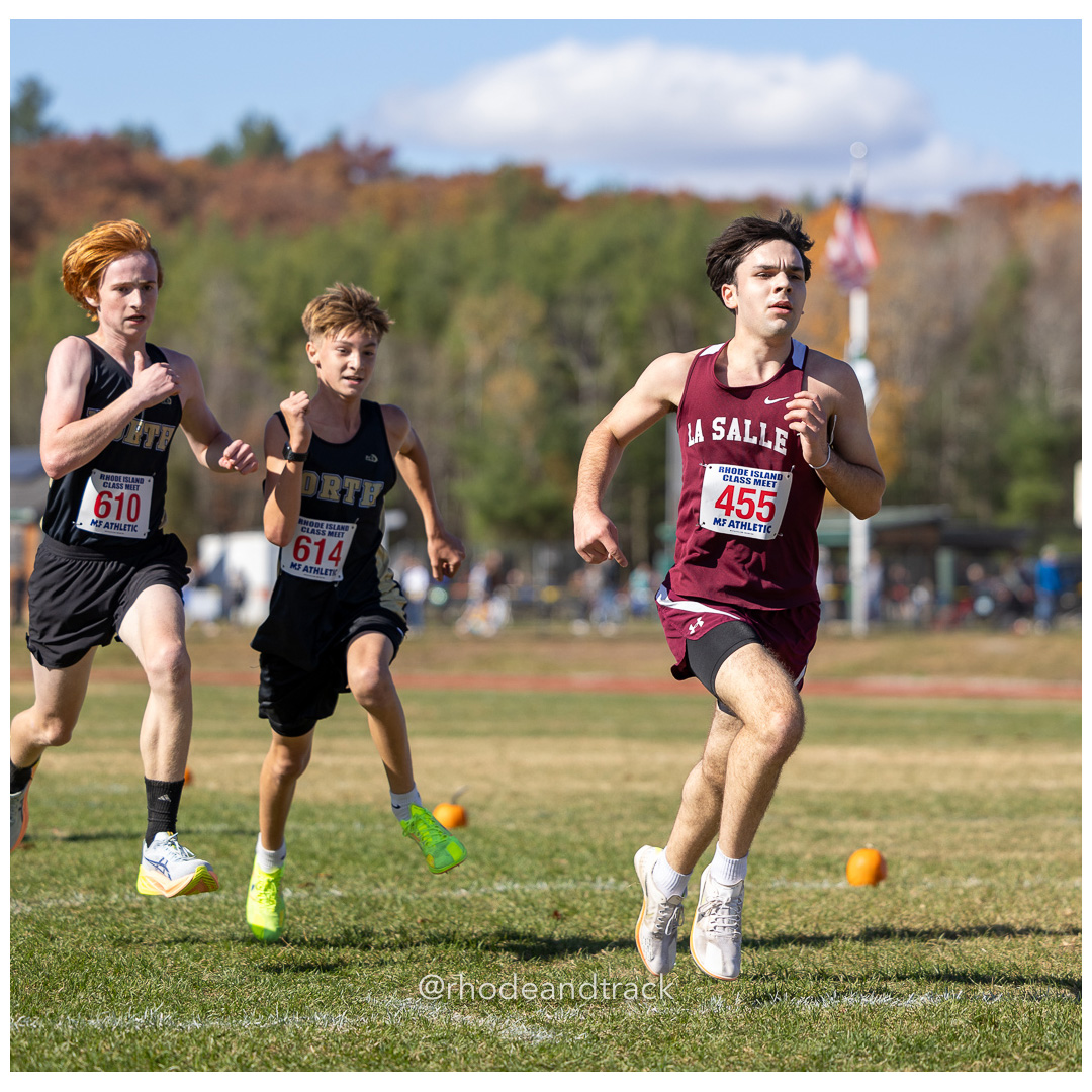 Max Mousseau, La Salle, at 2024 RIIL Cross Country Class Championships at Ponaganset High School, North Scituate, Rhode Island on October 26, 2024 title=