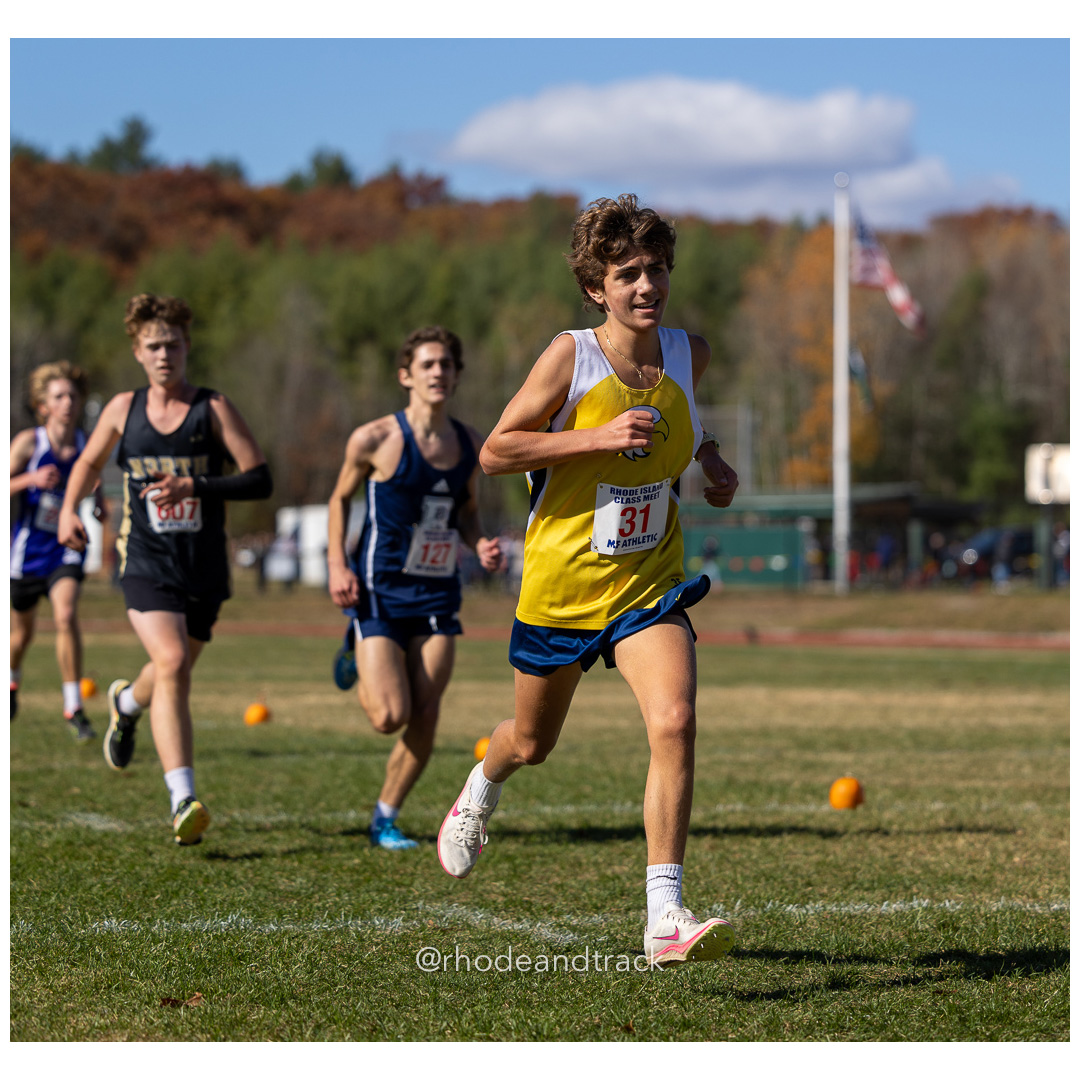at 2024 RIIL Cross Country Class Championships at Ponaganset High School, North Scituate, Rhode Island on October 26, 2024 title=