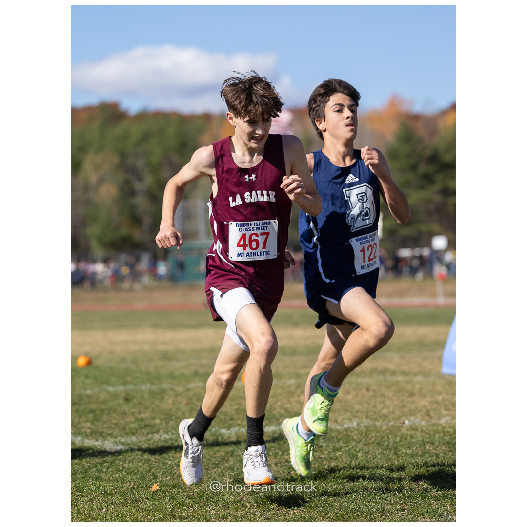 Eric Wilding, La Salle, at 2024 RIIL Cross Country Class Championships at Ponaganset High School, North Scituate, Rhode Island on October 26, 2024 title=