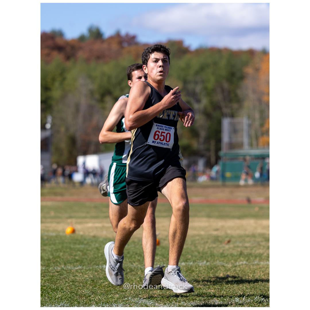 at 2024 RIIL Cross Country Class Championships at Ponaganset High School, North Scituate, Rhode Island on October 26, 2024 title=