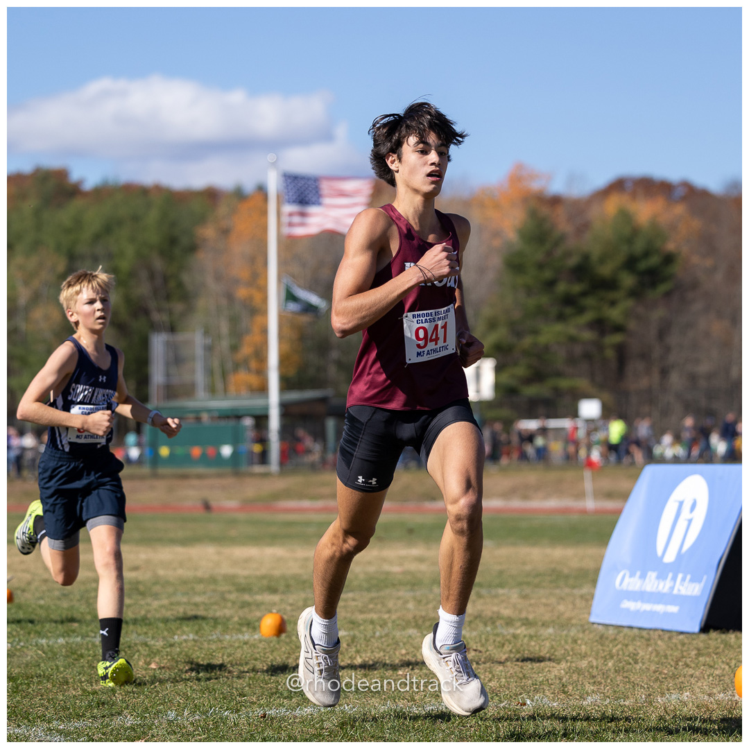 at 2024 RIIL Cross Country Class Championships at Ponaganset High School, North Scituate, Rhode Island on October 26, 2024 title=