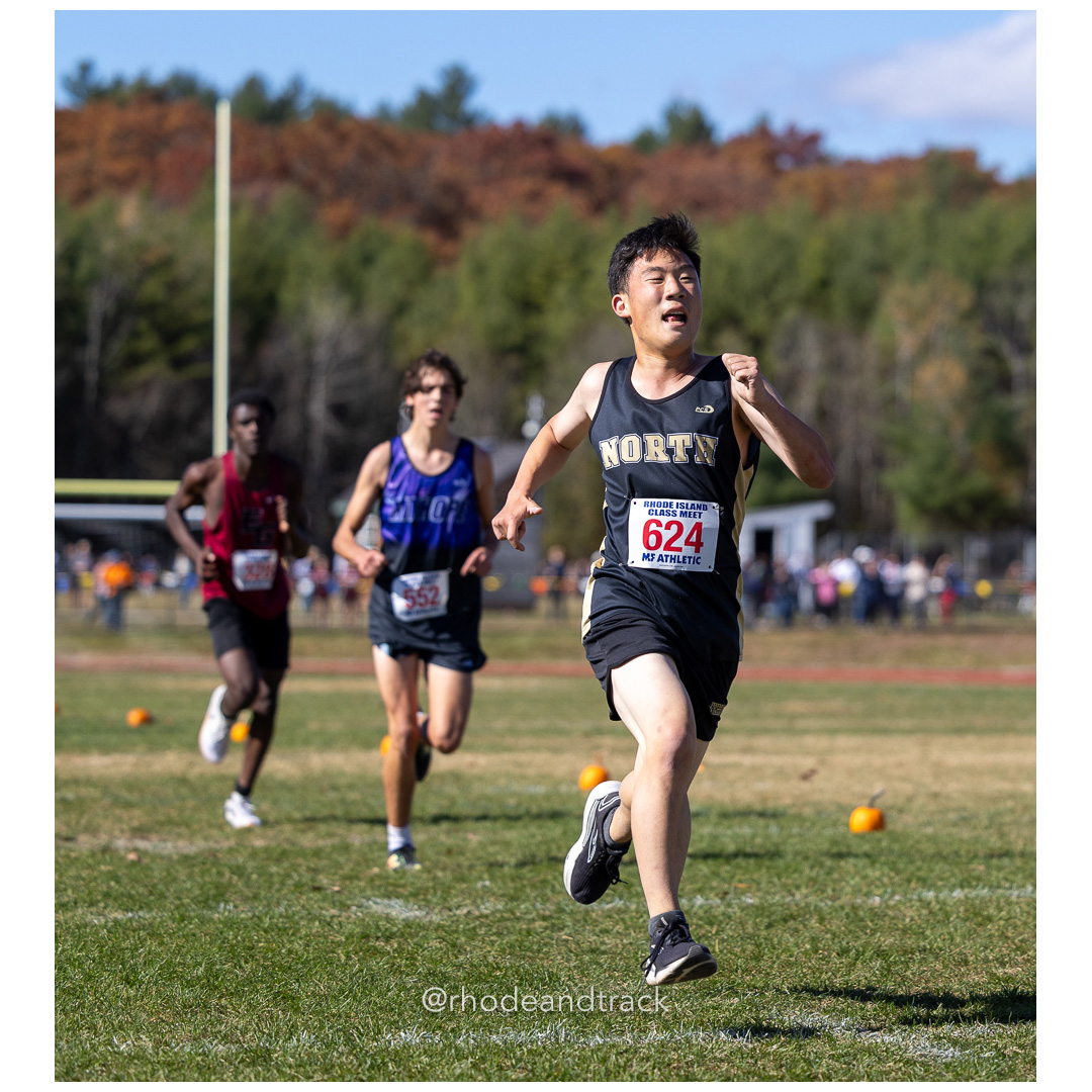 at 2024 RIIL Cross Country Class Championships at Ponaganset High School, North Scituate, Rhode Island on October 26, 2024 title=