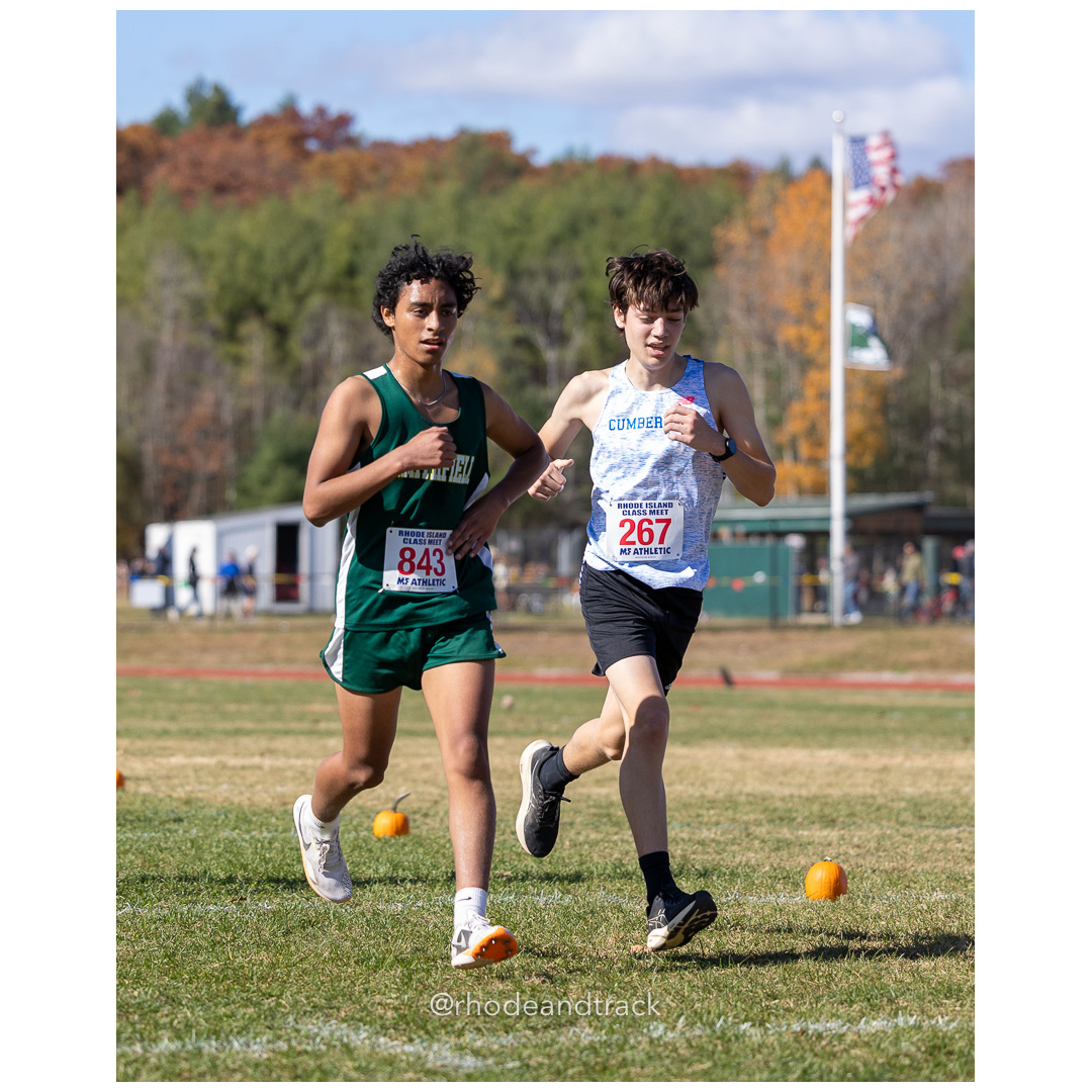 at 2024 RIIL Cross Country Class Championships at Ponaganset High School, North Scituate, Rhode Island on October 26, 2024 title=