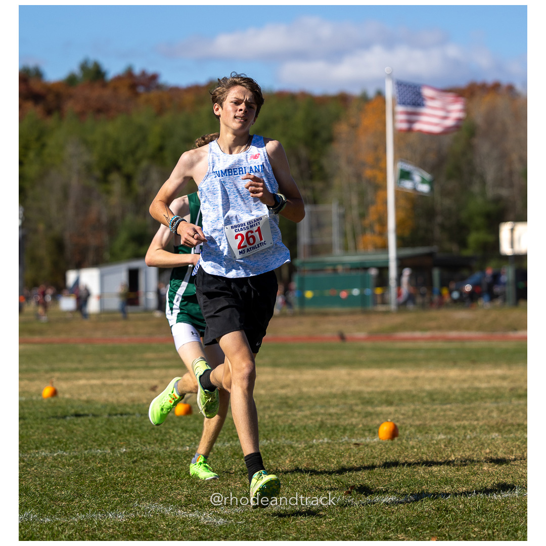 at 2024 RIIL Cross Country Class Championships at Ponaganset High School, North Scituate, Rhode Island on October 26, 2024 title=