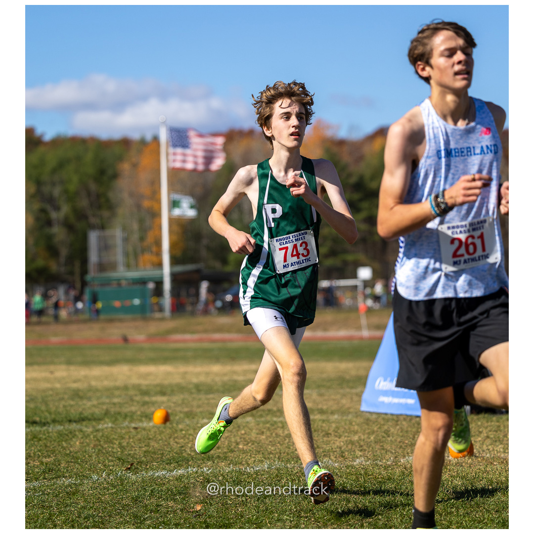 at 2024 RIIL Cross Country Class Championships at Ponaganset High School, North Scituate, Rhode Island on October 26, 2024 title=