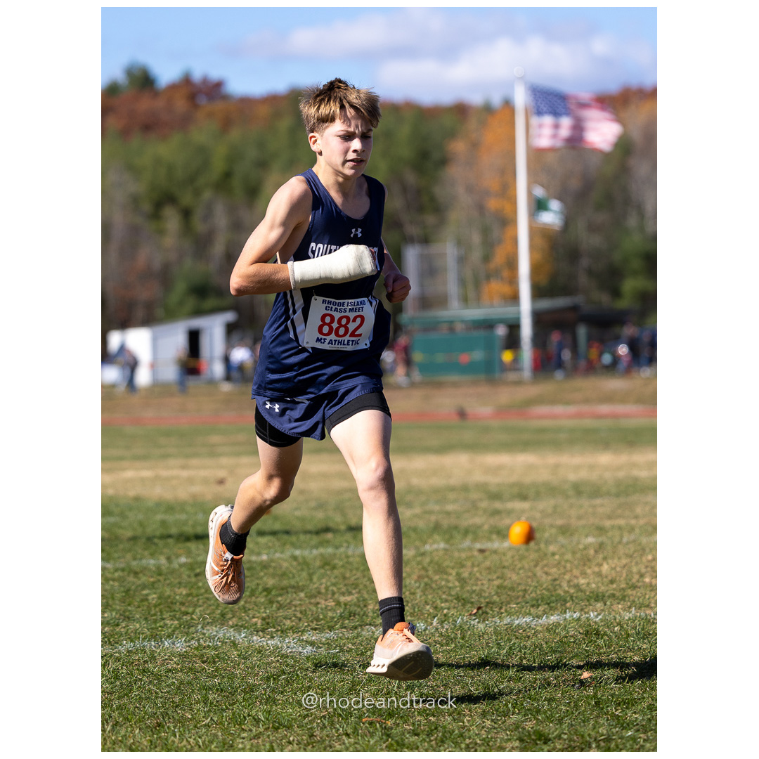 at 2024 RIIL Cross Country Class Championships at Ponaganset High School, North Scituate, Rhode Island on October 26, 2024 title=