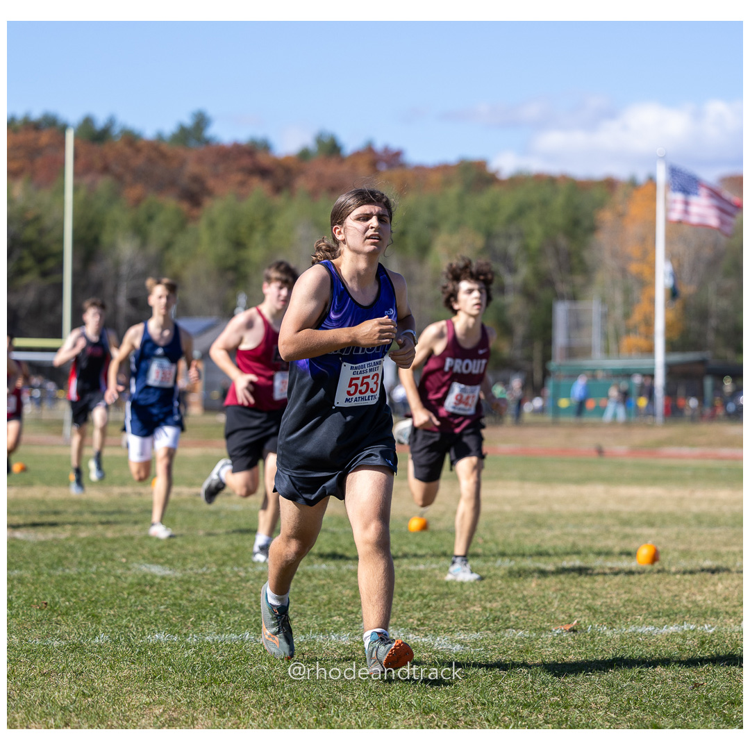 at 2024 RIIL Cross Country Class Championships at Ponaganset High School, North Scituate, Rhode Island on October 26, 2024 title=