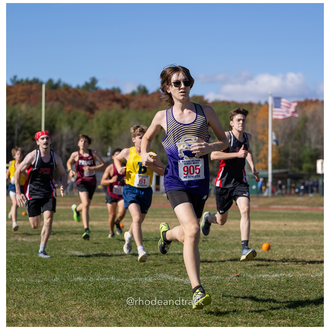 at 2024 RIIL Cross Country Class Championships at Ponaganset High School, North Scituate, Rhode Island on October 26, 2024 title=