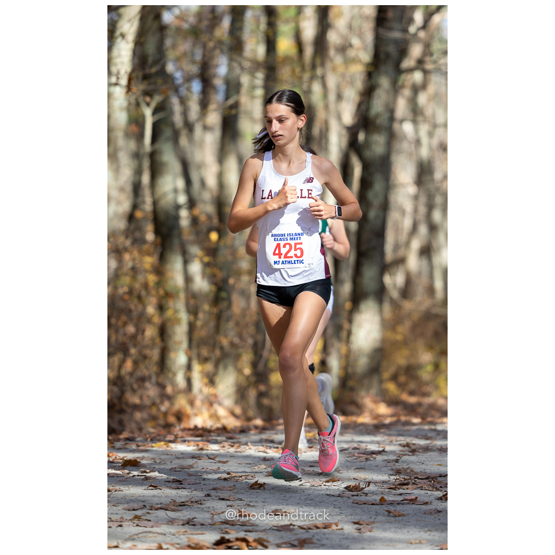 Samantha Brightman, La Salle, at 2024 RIIL Cross Country Class Championships at Ponaganset High School, North Scituate, Rhode Island on October 26, 2024 title=